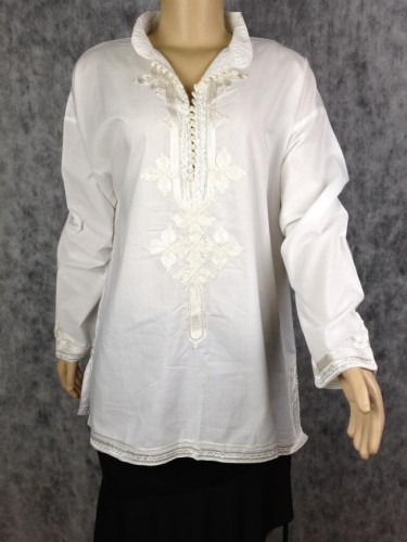 camisa branca indiana masculina