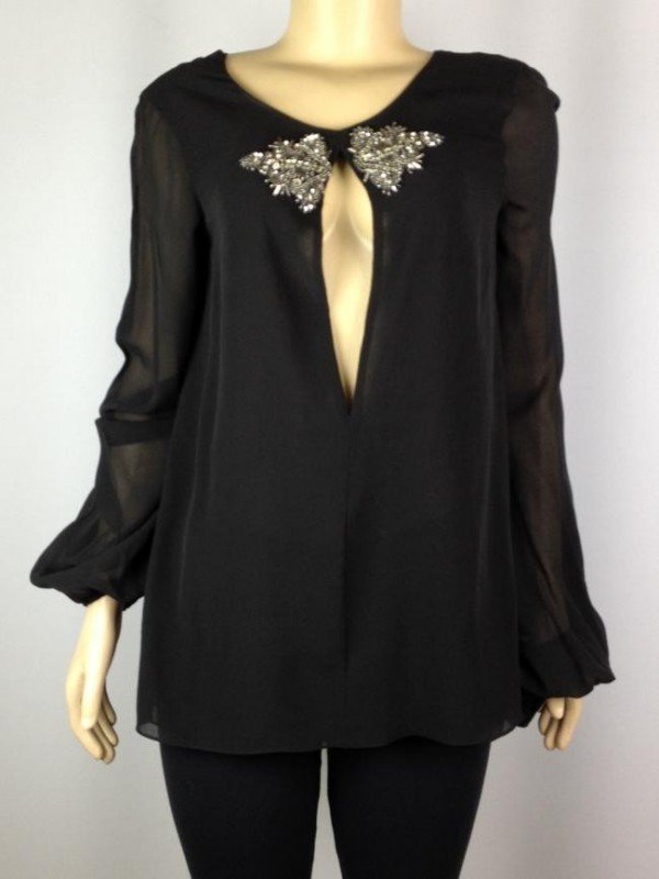 animale blusas de seda
