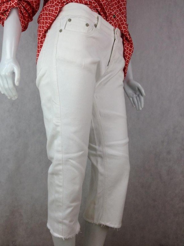 JEANS DASLU BRANCO CAPRI