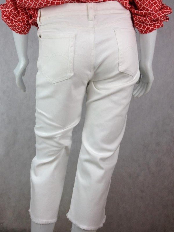 JEANS DASLU BRANCO CAPRI