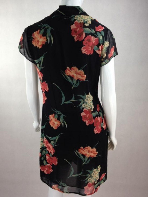 VESTIDO RALPH LAUREN FLORAL TIPO CHEMISE