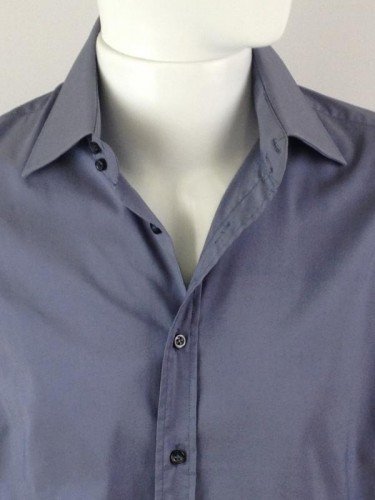 CAMISA ZARA AZUL CARBONO